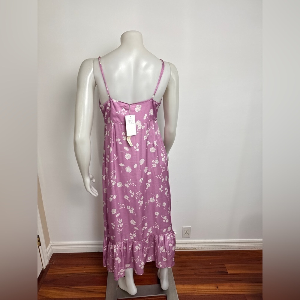 NWT - SALTWATER LUXE - Floral Peony Cami, Midi, Slip Dress. Large - Picture 6 of 10